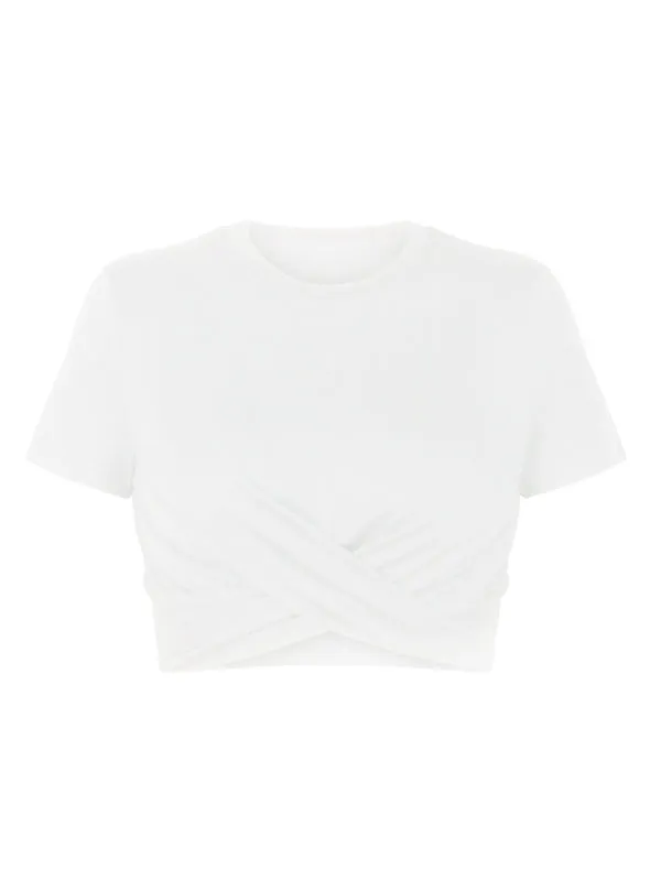 ElevateEase Crop Tee