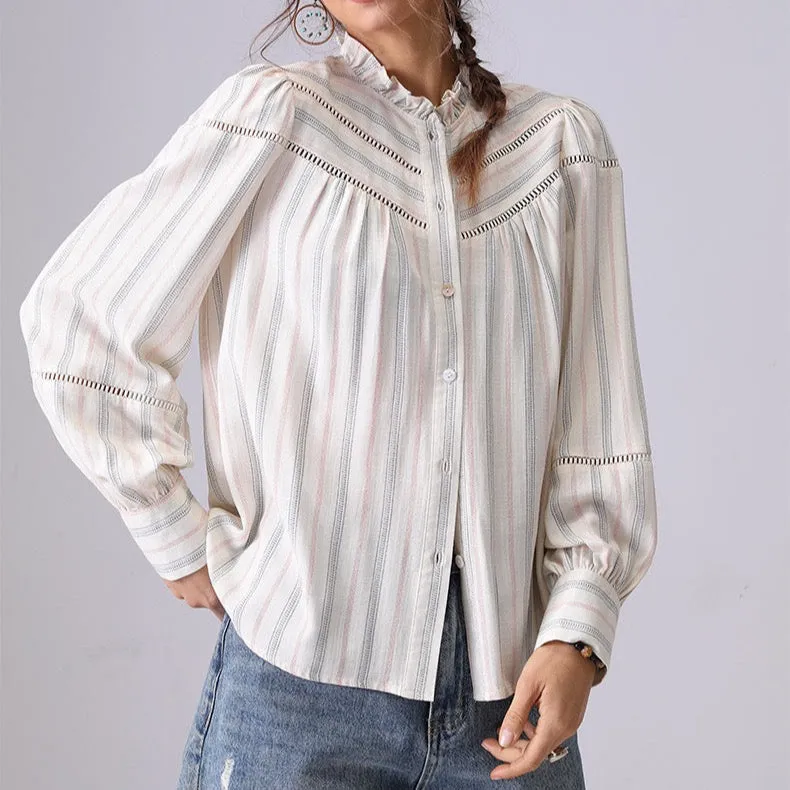 Elodie Soft Stripe Blouse