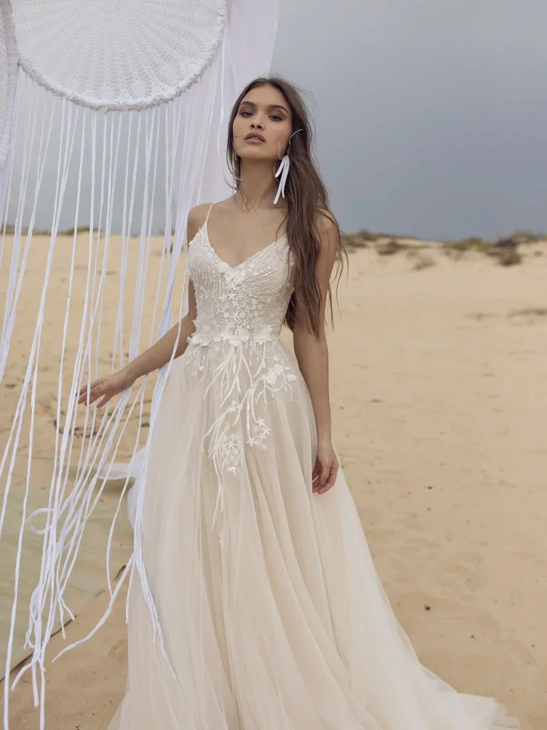 Embroidered Lace Dresses ELLE