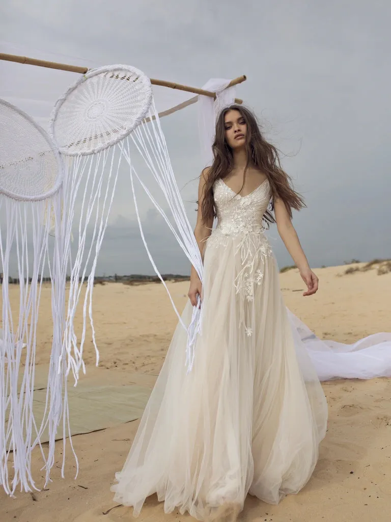 Embroidered Lace Dresses ELLE