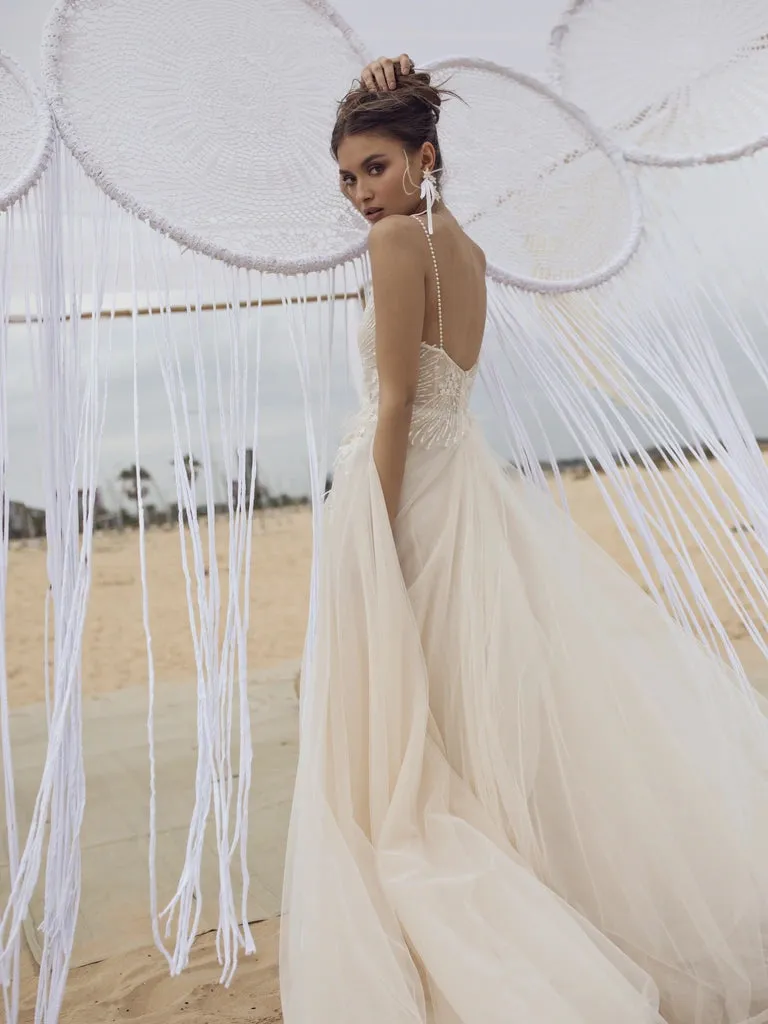 Embroidered Lace Dresses ELLE