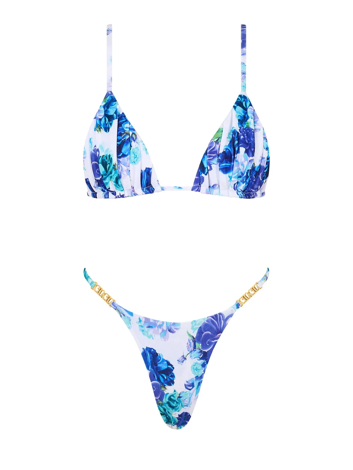 Era Ruched Tri-Midsummer String Bikini