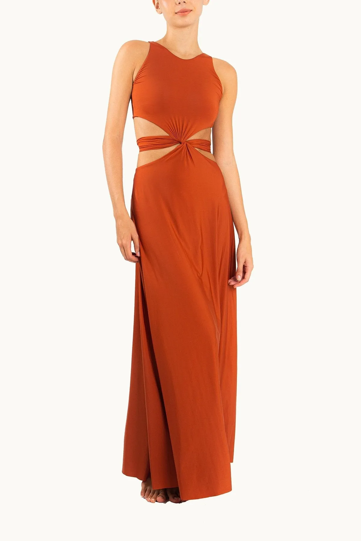 Etale Bodydress in Orange Brick