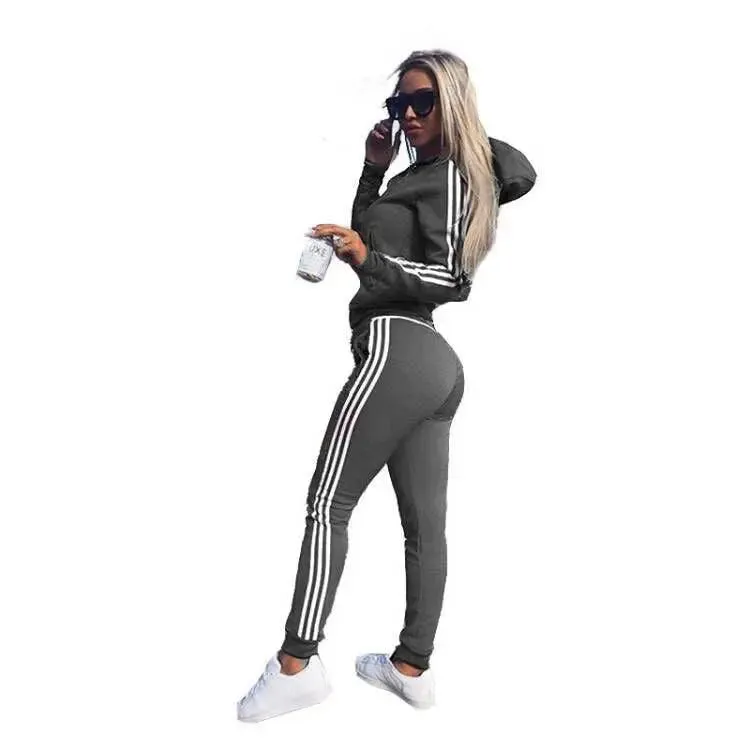 Euro-US Women's Sporty Chic Outfit