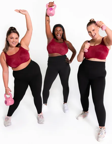 Everymove Wired Multiway Sports Bra CK043113 Beet Red/Coral