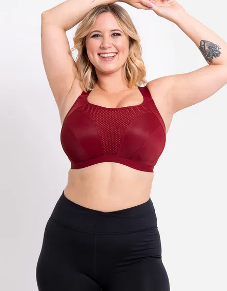 Everymove Wired Multiway Sports Bra CK043113 Beet Red/Coral