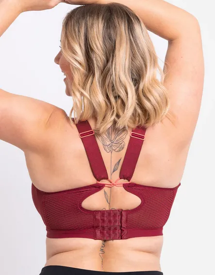Everymove Wired Multiway Sports Bra CK043113 Beet Red/Coral