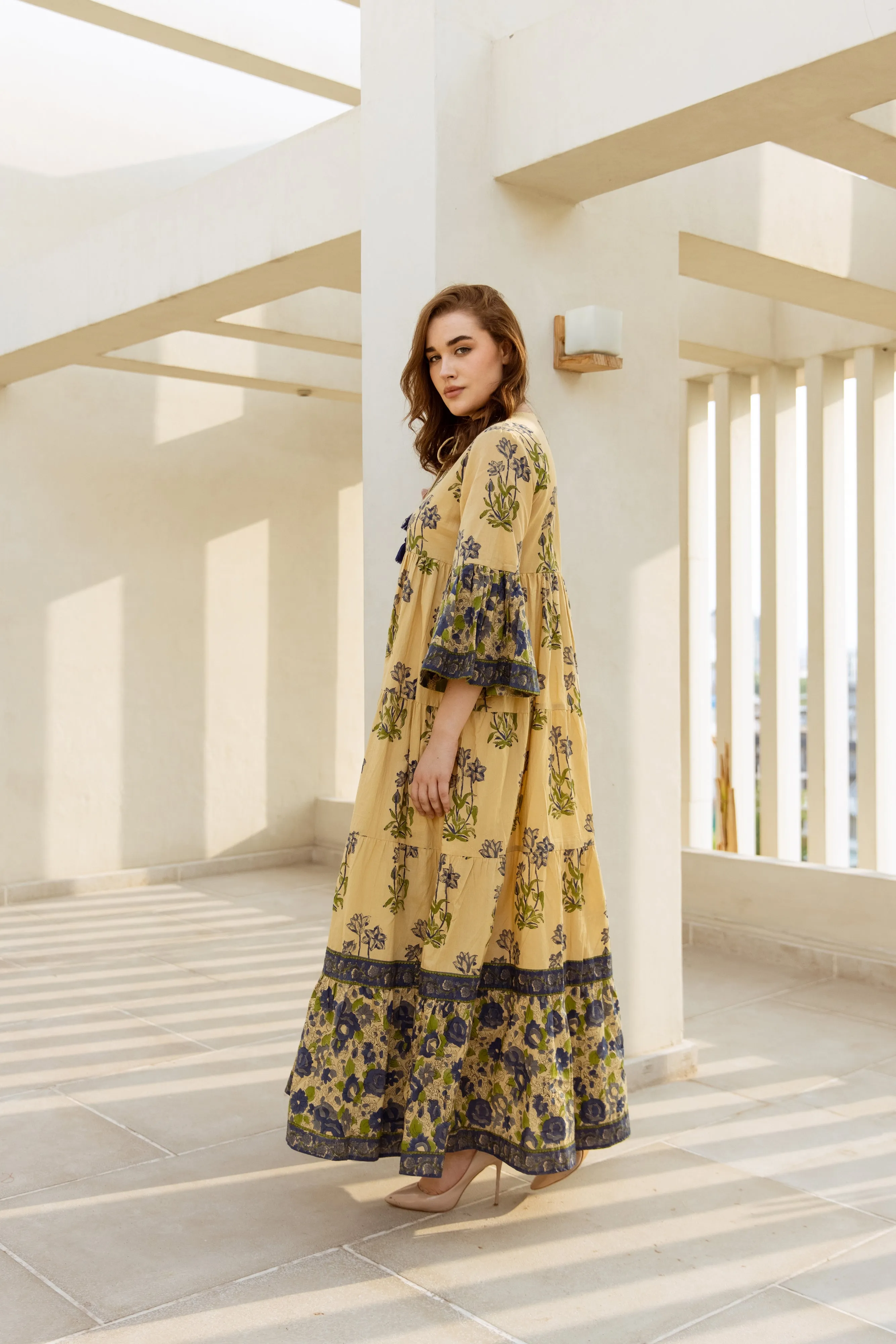 Falguni Tier Ruffle Dress