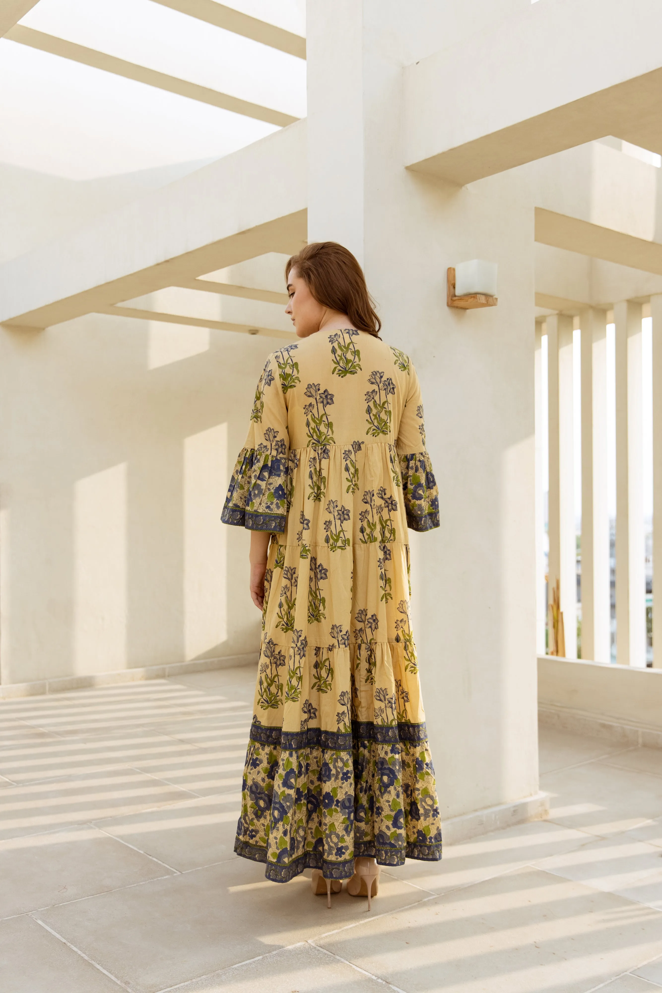 Falguni Tier Ruffle Dress
