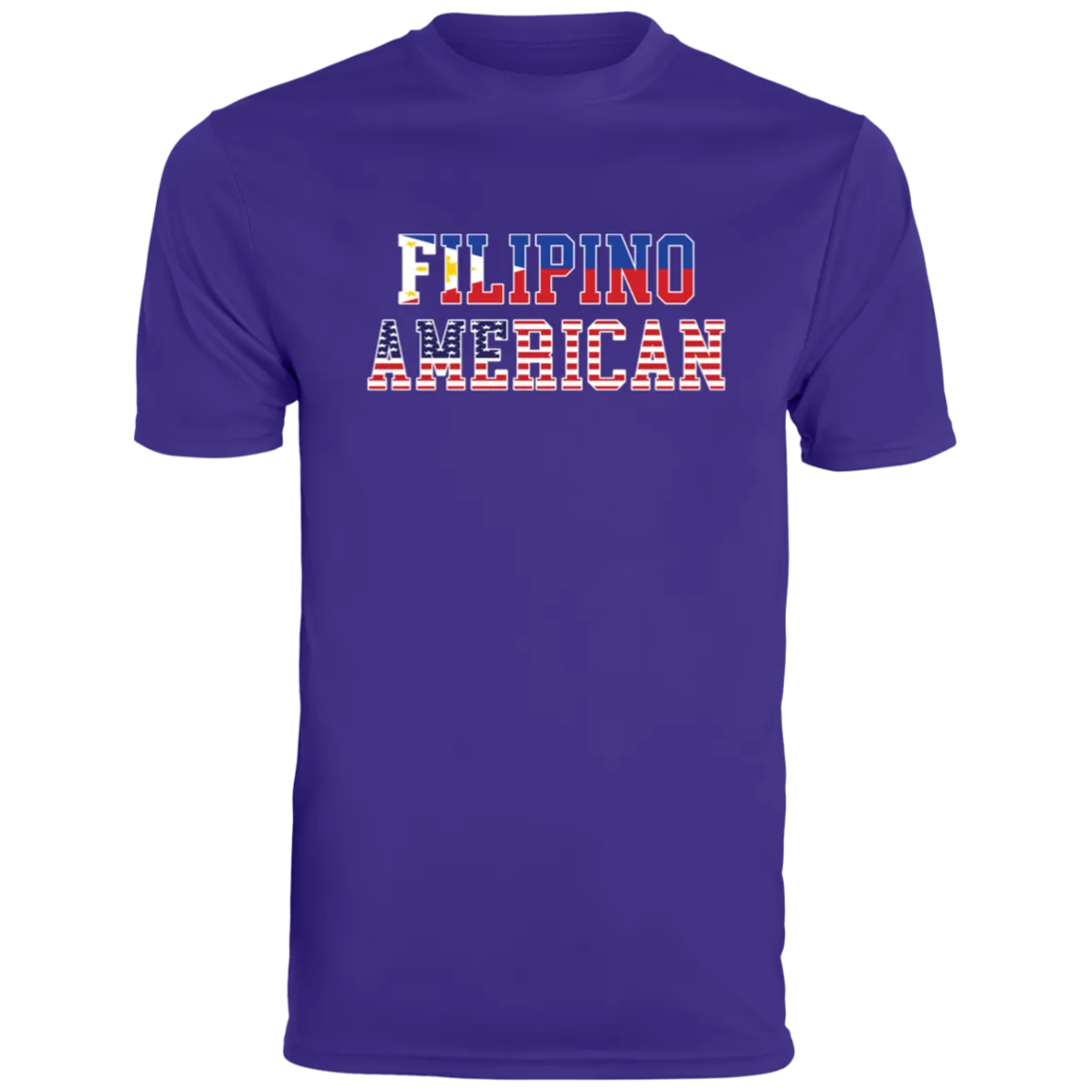 Filipino American Flags Moisture-Absorbing Shirt