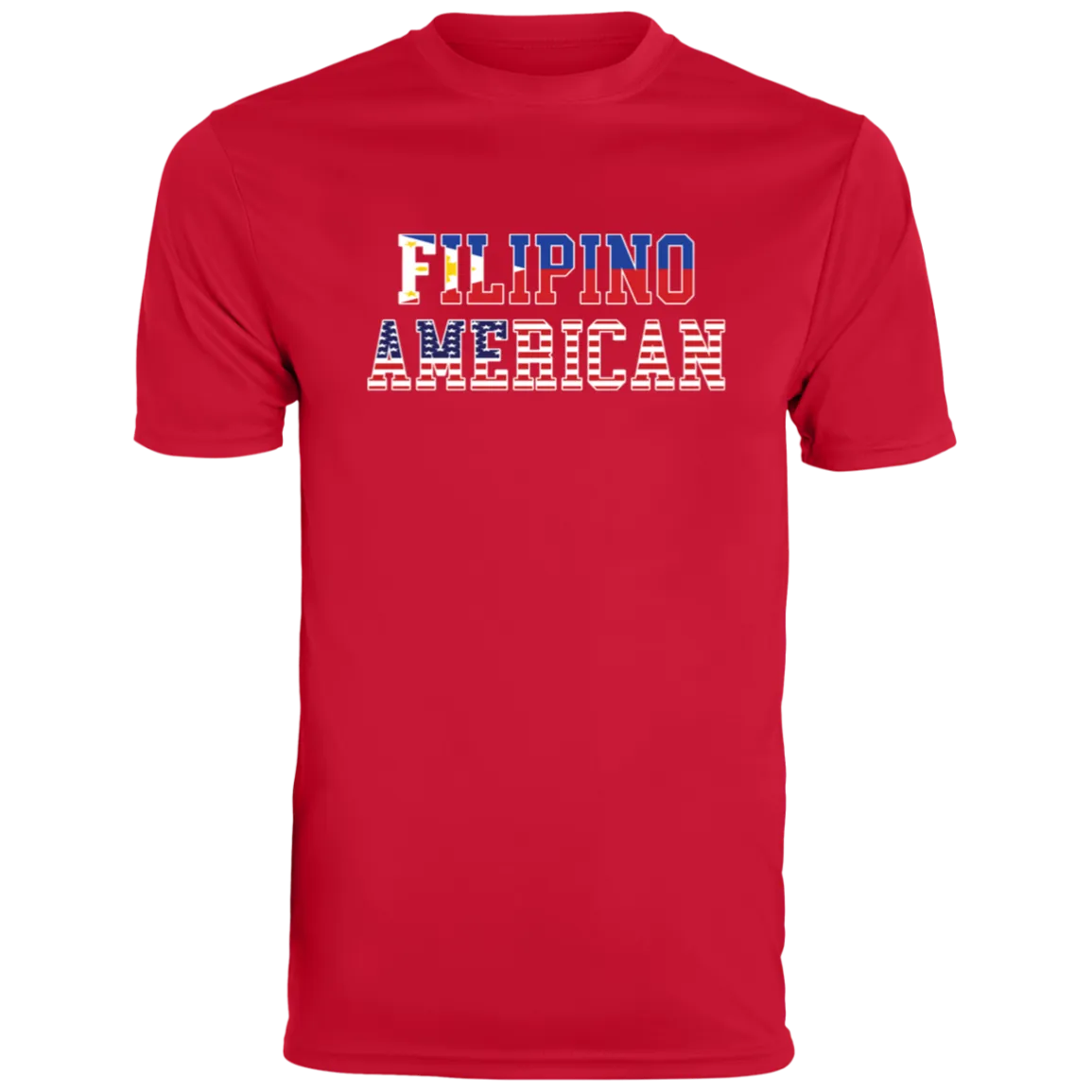 Filipino American Flags Moisture-Absorbing Shirt