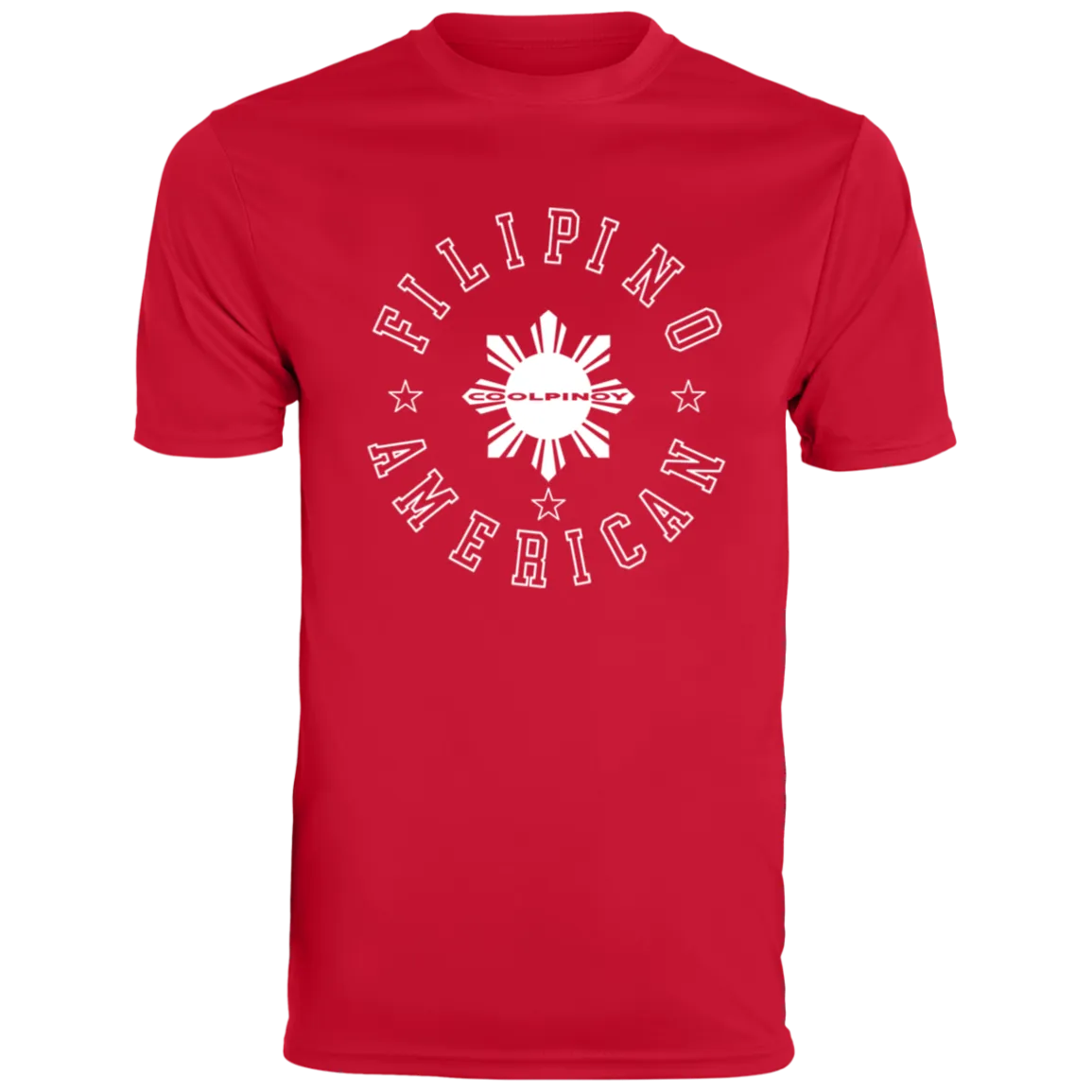Filipino American White Sun Moisture-Absorbing Shirt