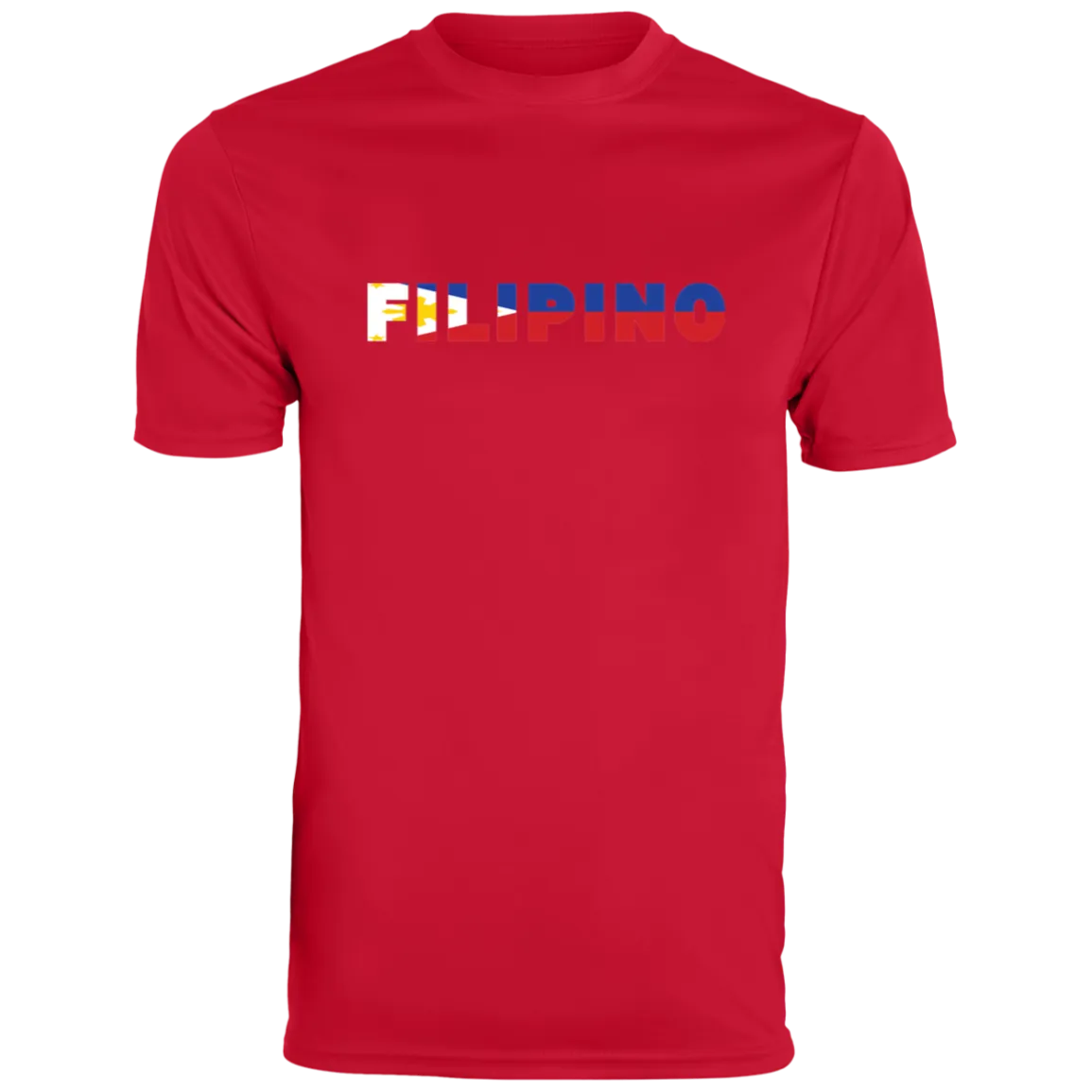 Filipino with Flag Embedded Moisture-Absorbing Shirt