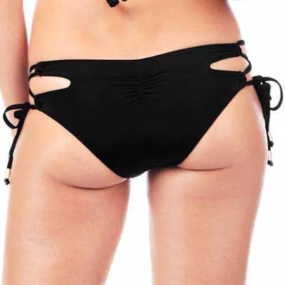 FINAL SALE Cutout String Bikini Bottom Cheeky or Classic Cut