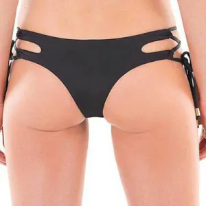 FINAL SALE Cutout String Bikini Bottom Cheeky or Classic Cut
