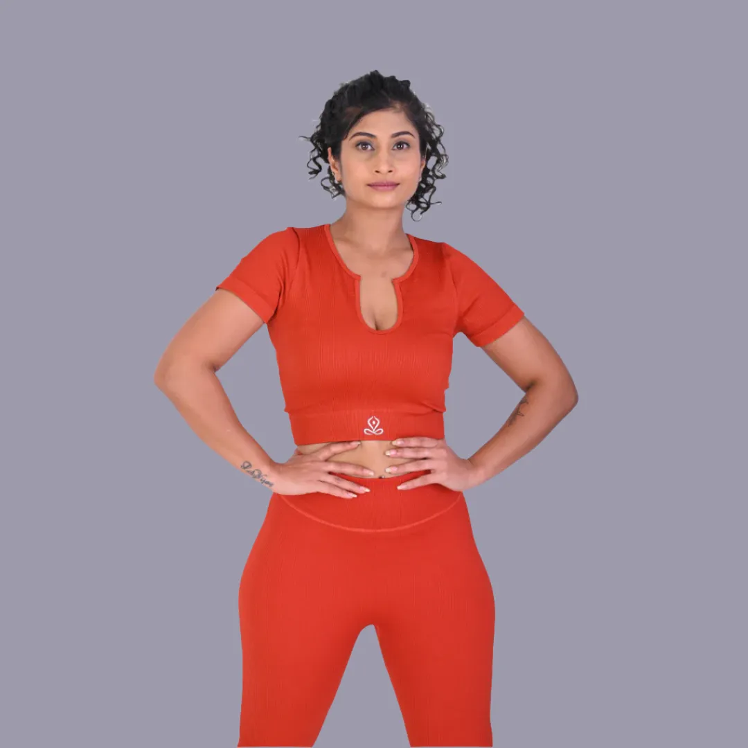 FitHug Set - Orange Red