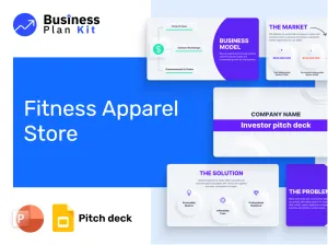 Fitness Apparel Store Pitch Deck Example