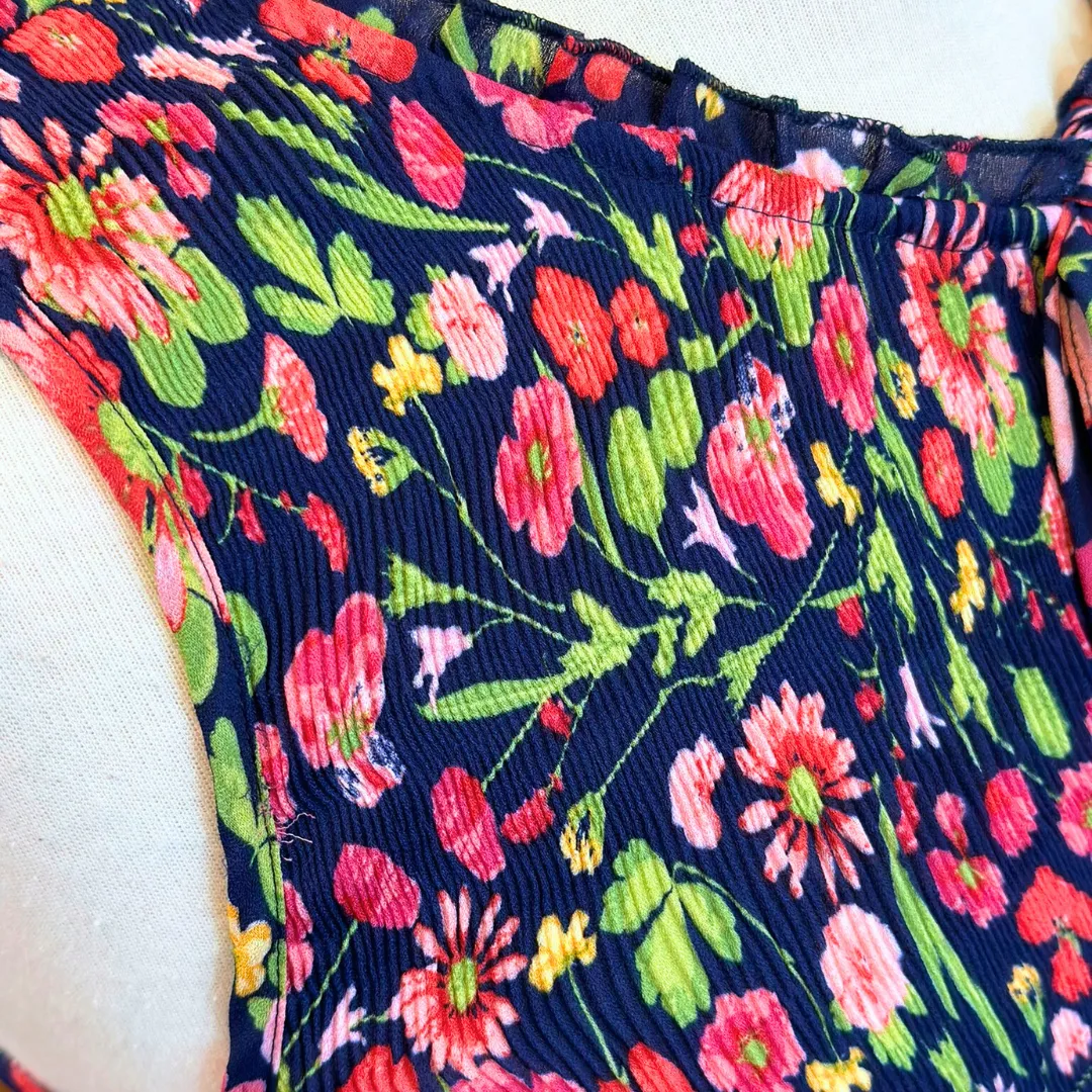 Floral Gathered Tank