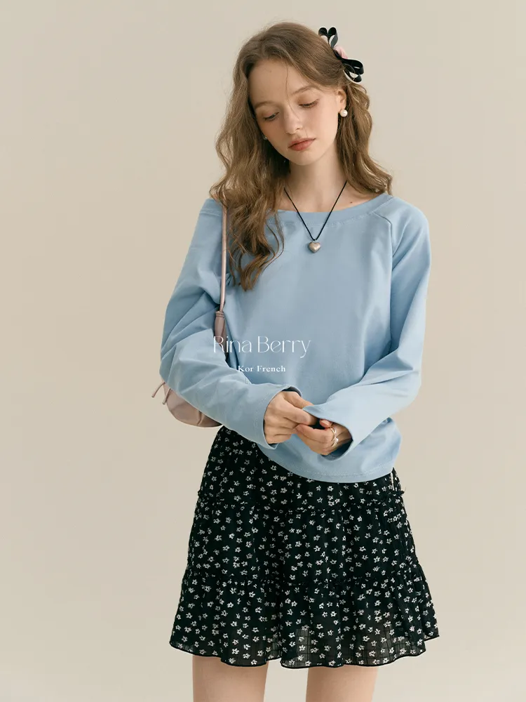 Floral Tiered Mini Chiffon Skirt