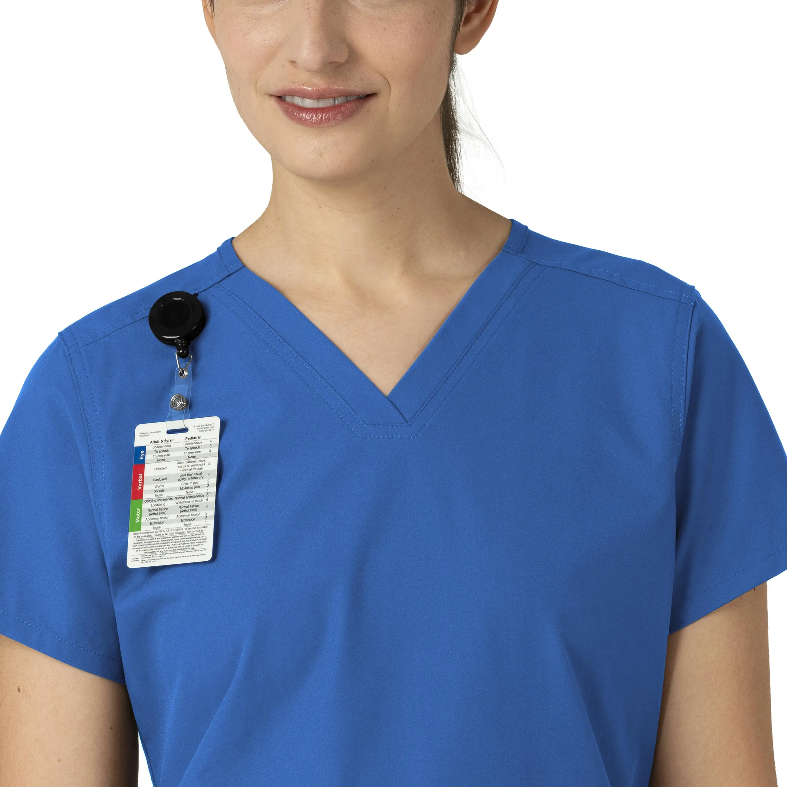 Force Essentials C12113 V-Neck Scrub Top Royal