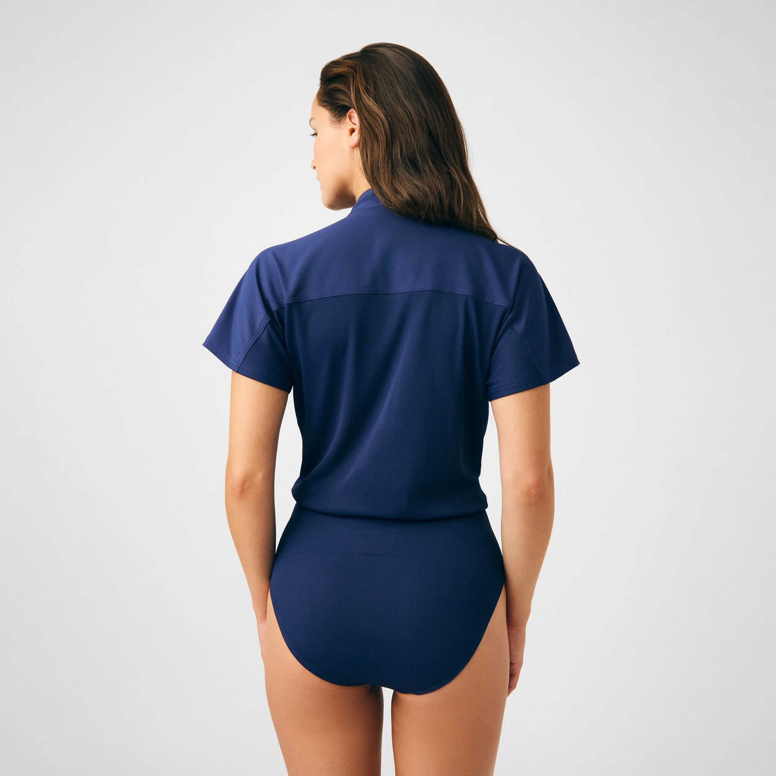 Forward LO606 Women's 1 Pocket Scrub Bodysuit Navy