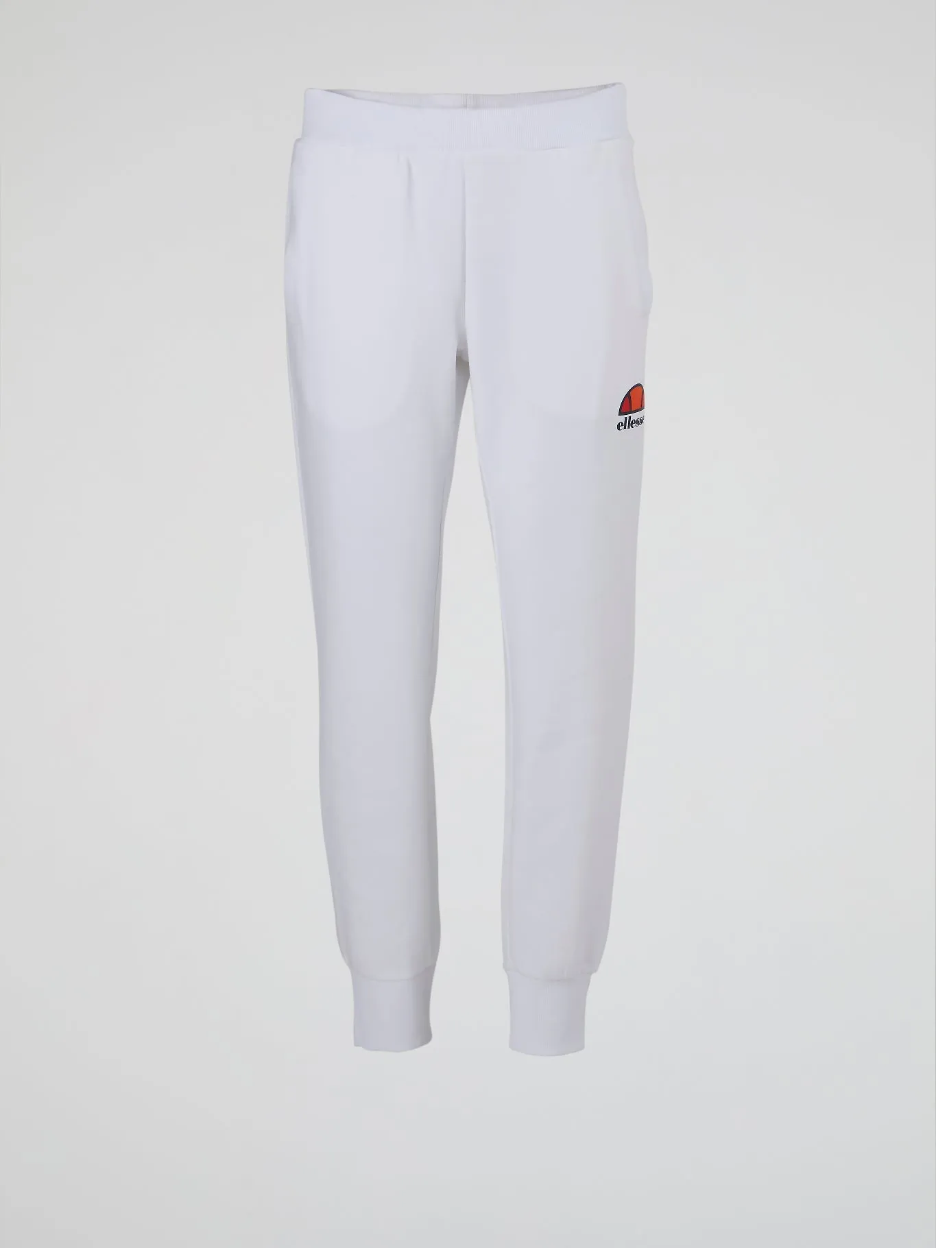 Forza White Ribbed Waistband Track Pants