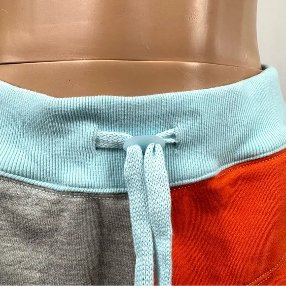 Free People Movement Sz XS Piece Of Me Color-Block Shorts Heather Grey Combo NEW