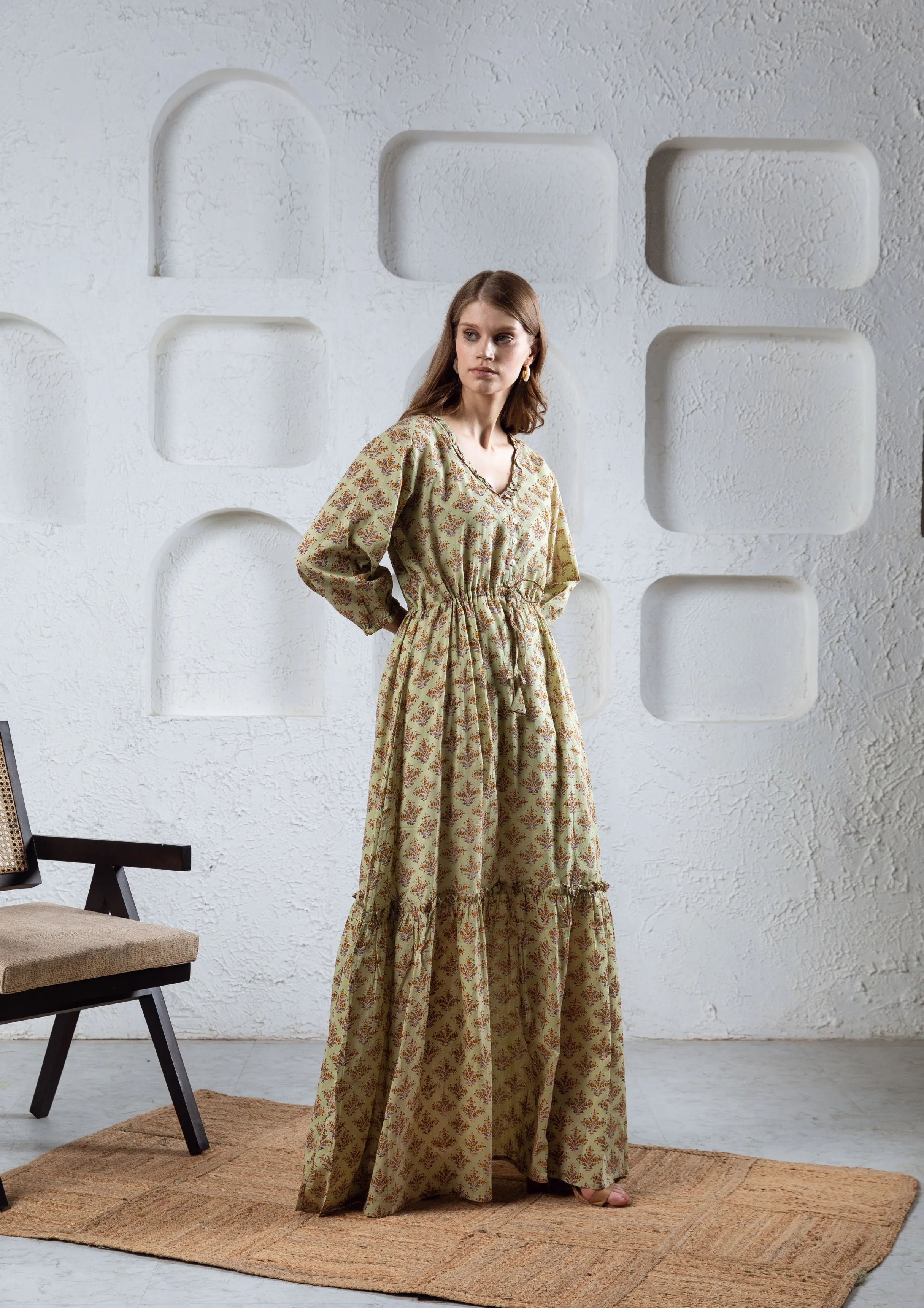 Gaya Tier Ruffle Dress