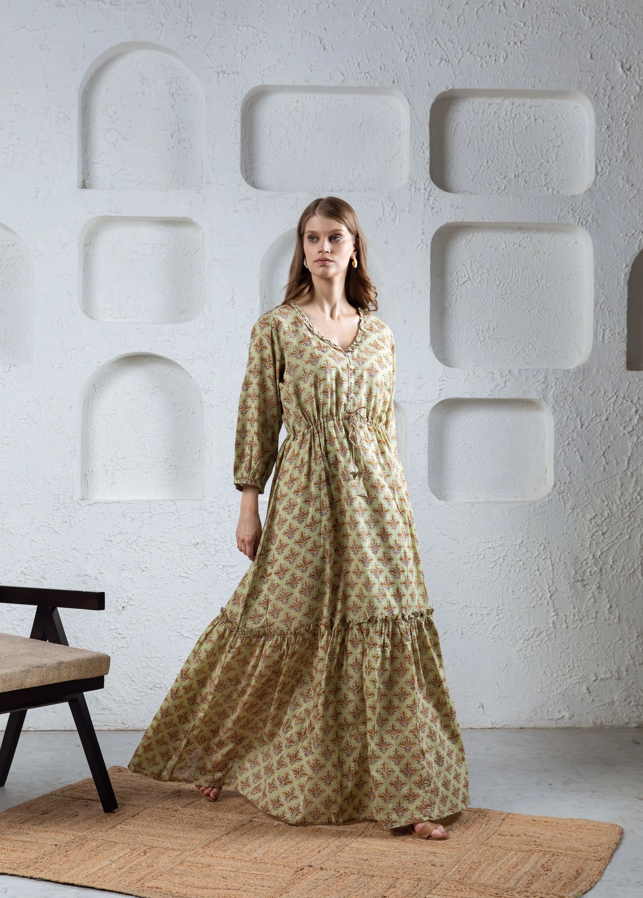 Gaya Tier Ruffle Dress