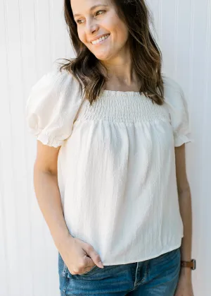 Girlie Ivory Top