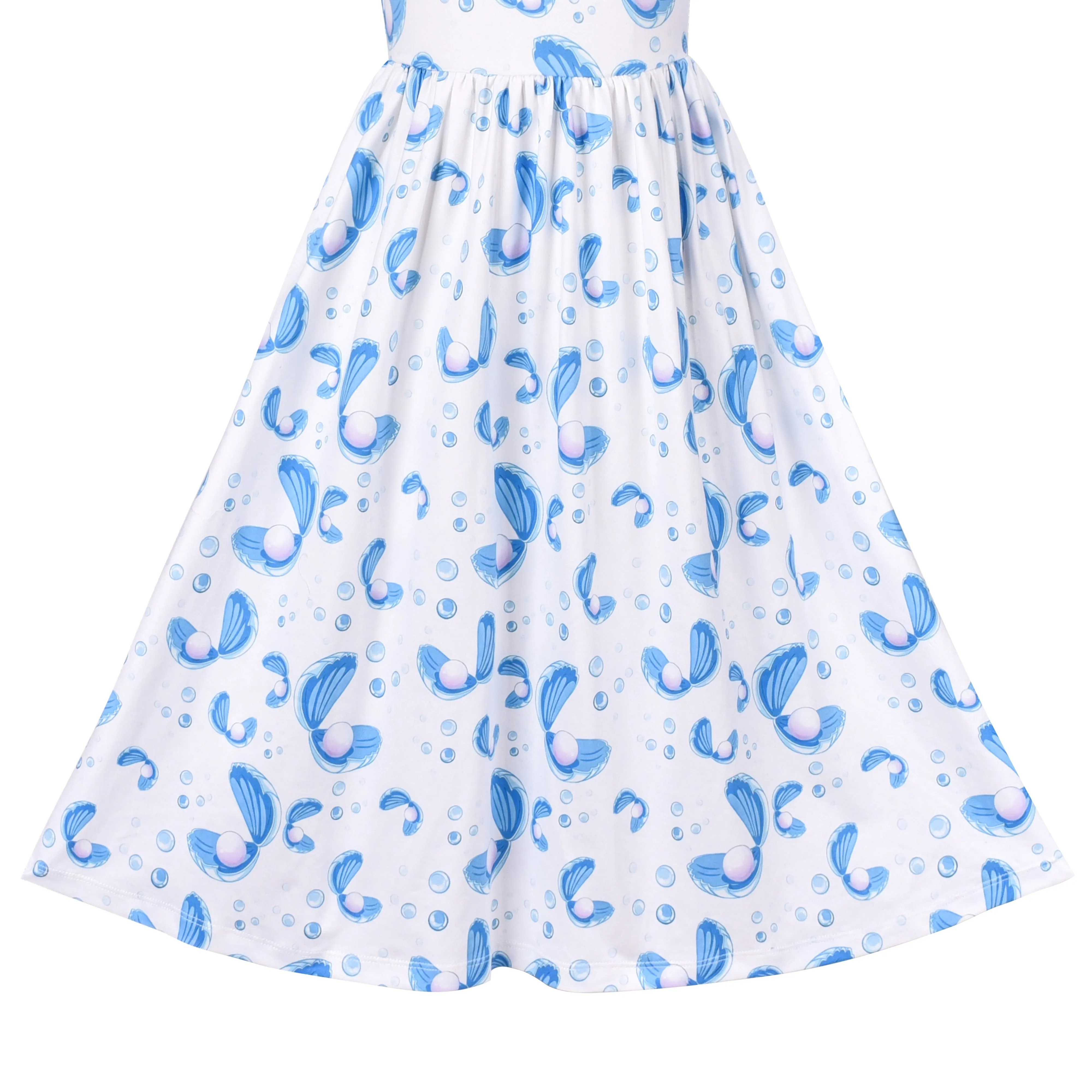 Girls Dress Floral Maxi Dress Open Back Bow Tie Casual Size 4-10 Years