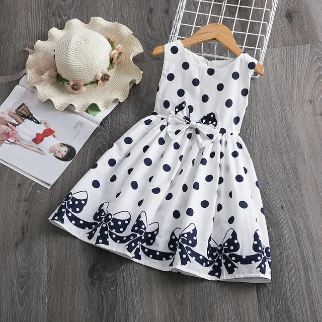 Girls Summer Lace And Ball Design Party Dress