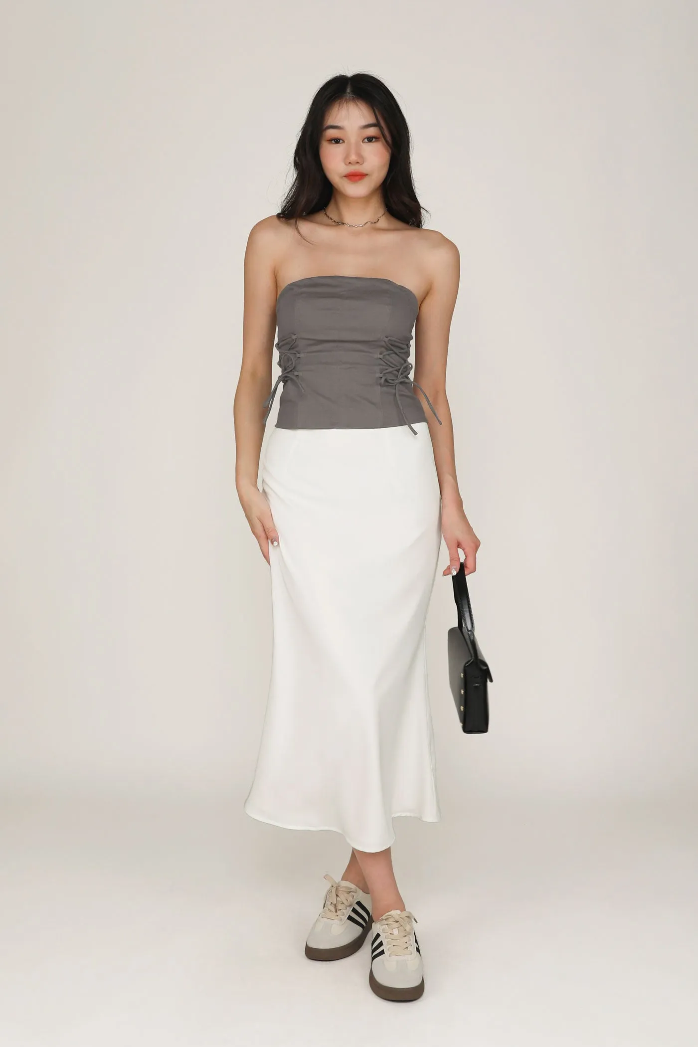 Gloria Fishtail Midi Skirt