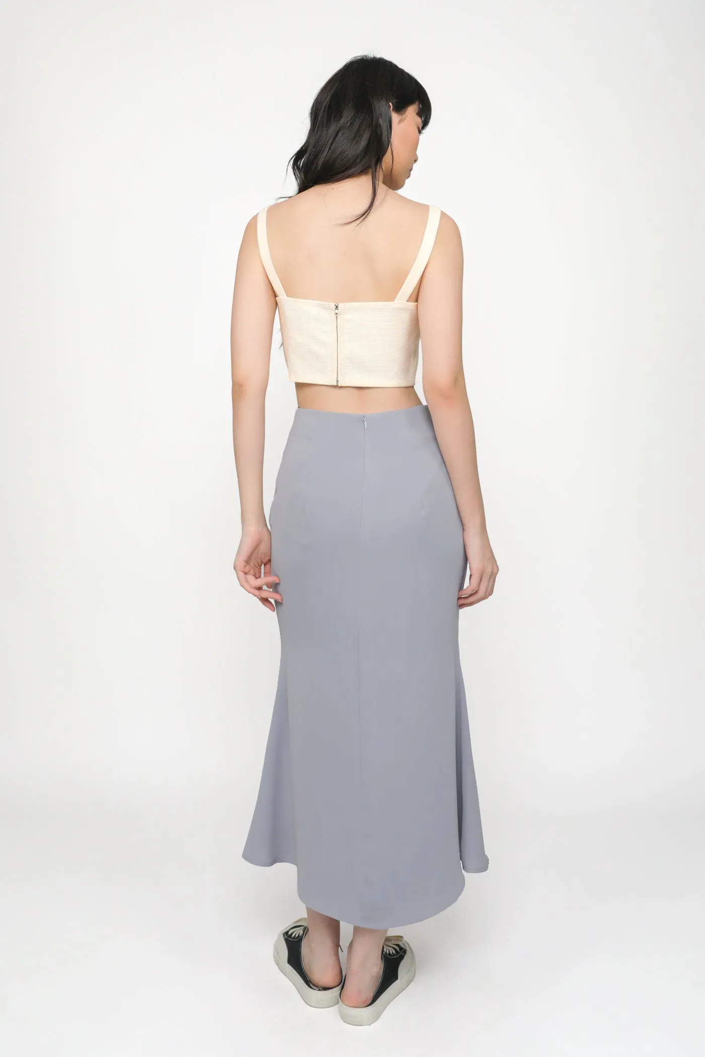 Gloria Fishtail Midi Skirt