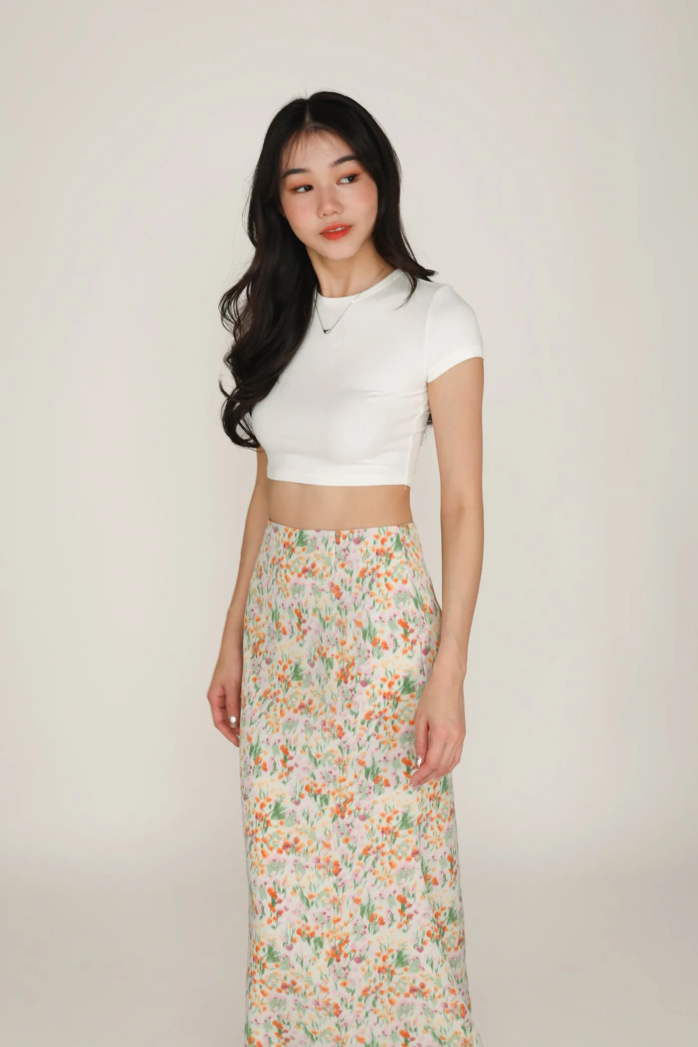 Gloria Fishtail Midi Skirt