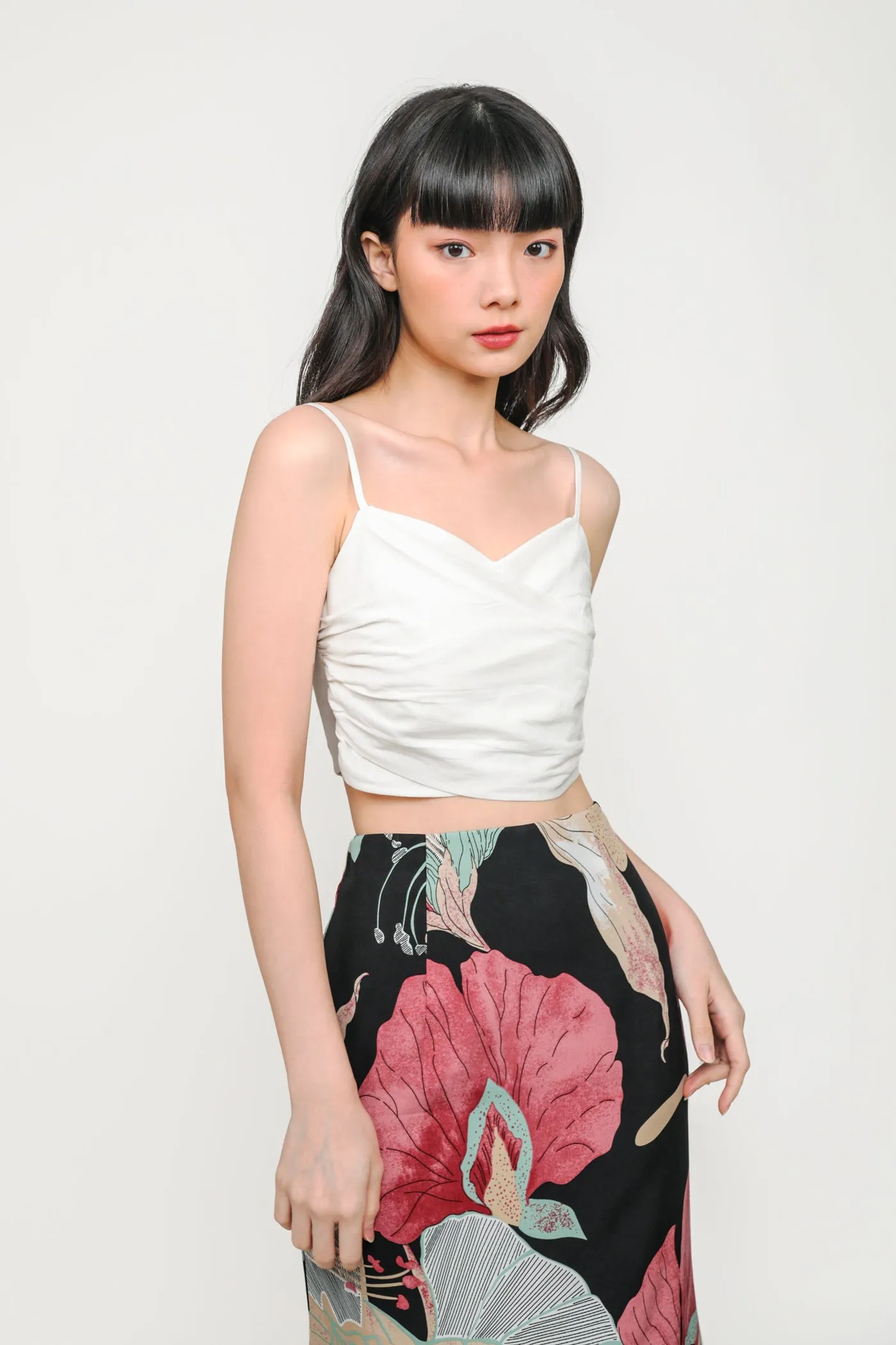 Gloria Fishtail Midi Skirt