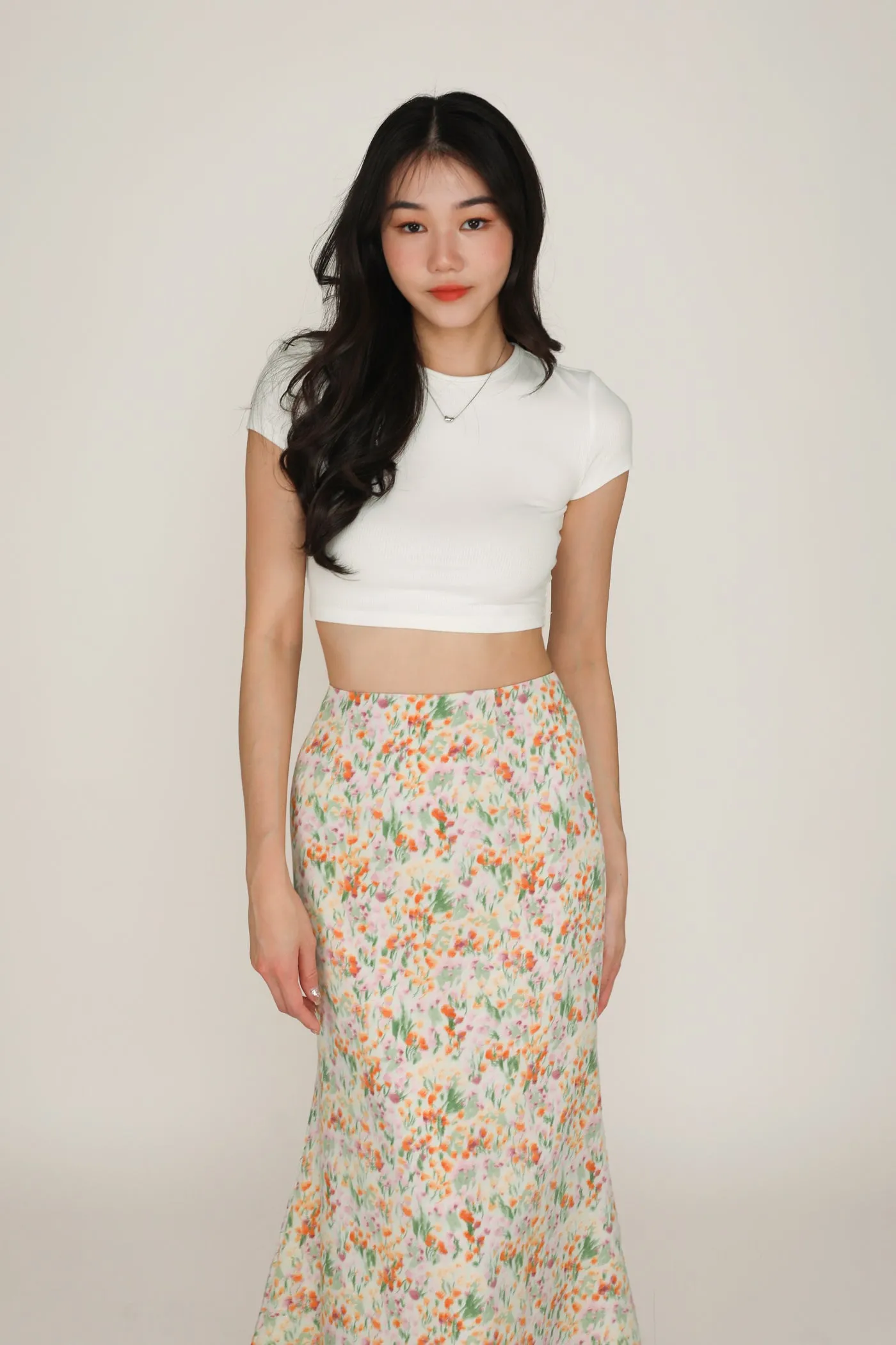 Gloria Fishtail Midi Skirt