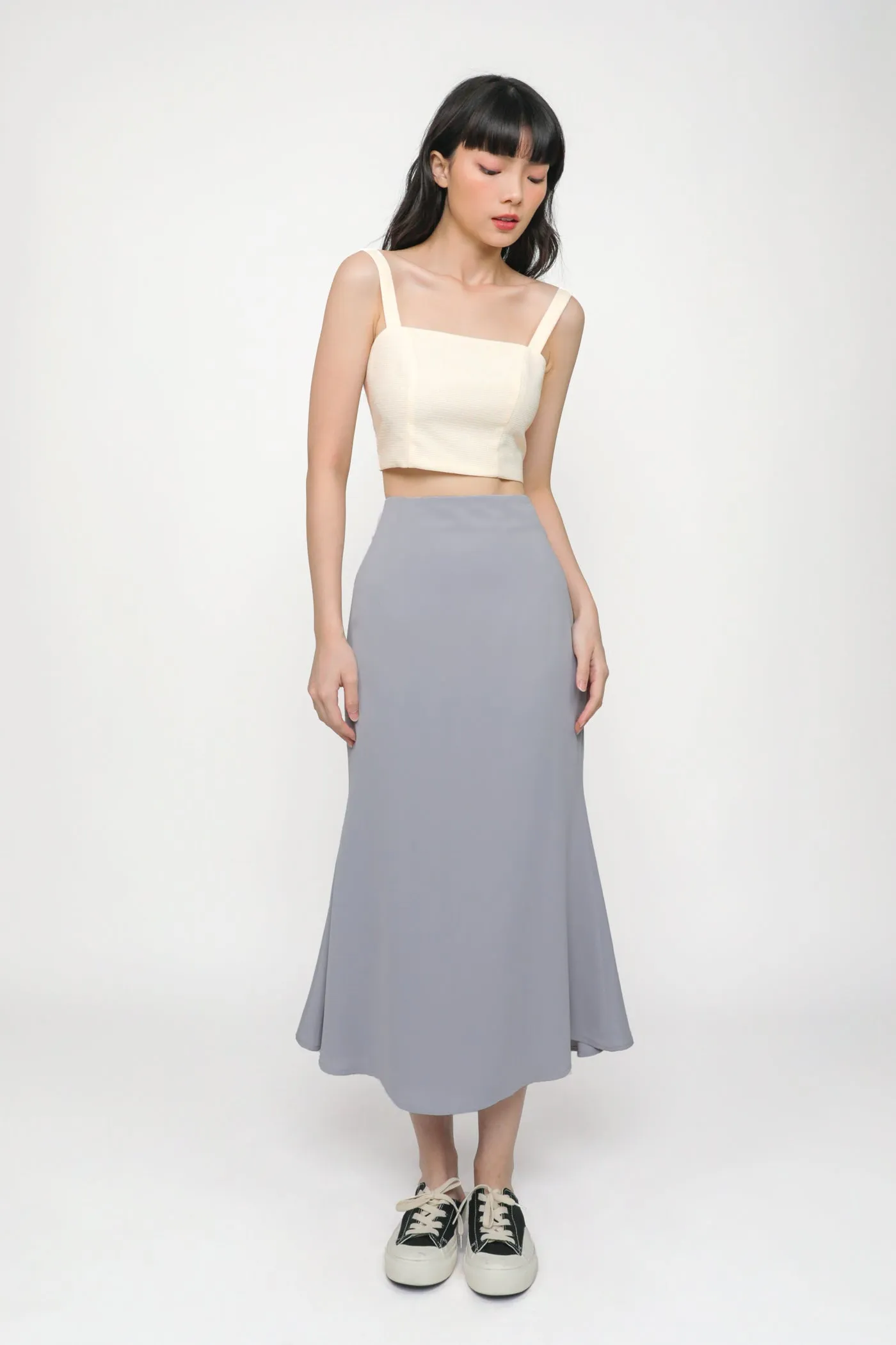Gloria Fishtail Midi Skirt