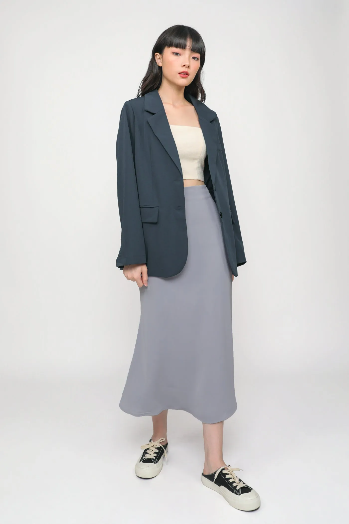 Gloria Fishtail Midi Skirt