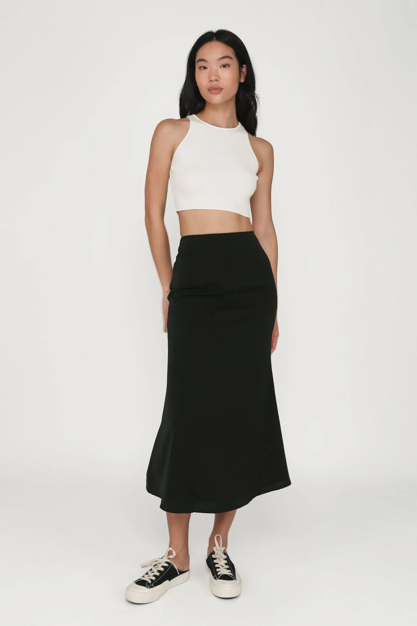 Gloria Fishtail Midi Skirt