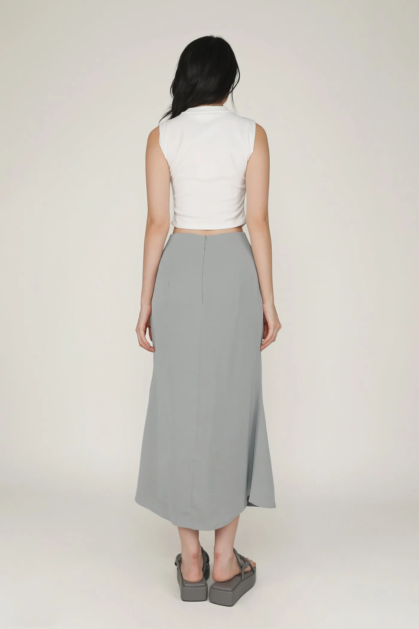 Gloria Fishtail Midi Skirt