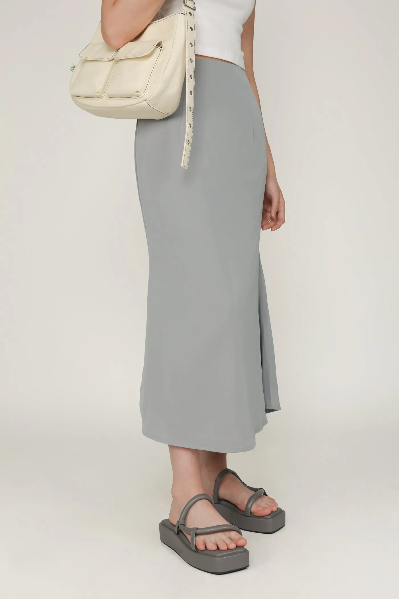 Gloria Fishtail Midi Skirt