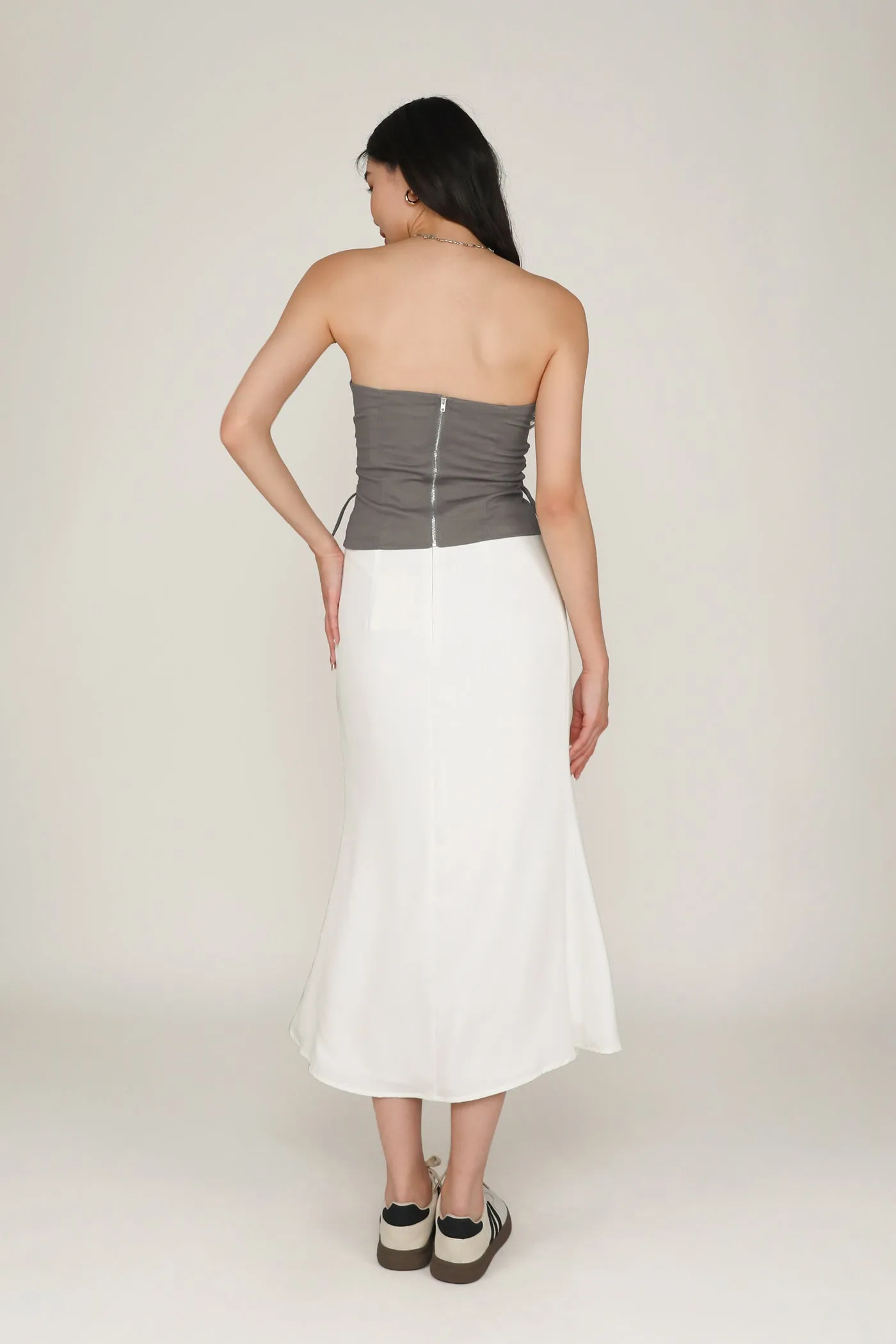 Gloria Fishtail Midi Skirt