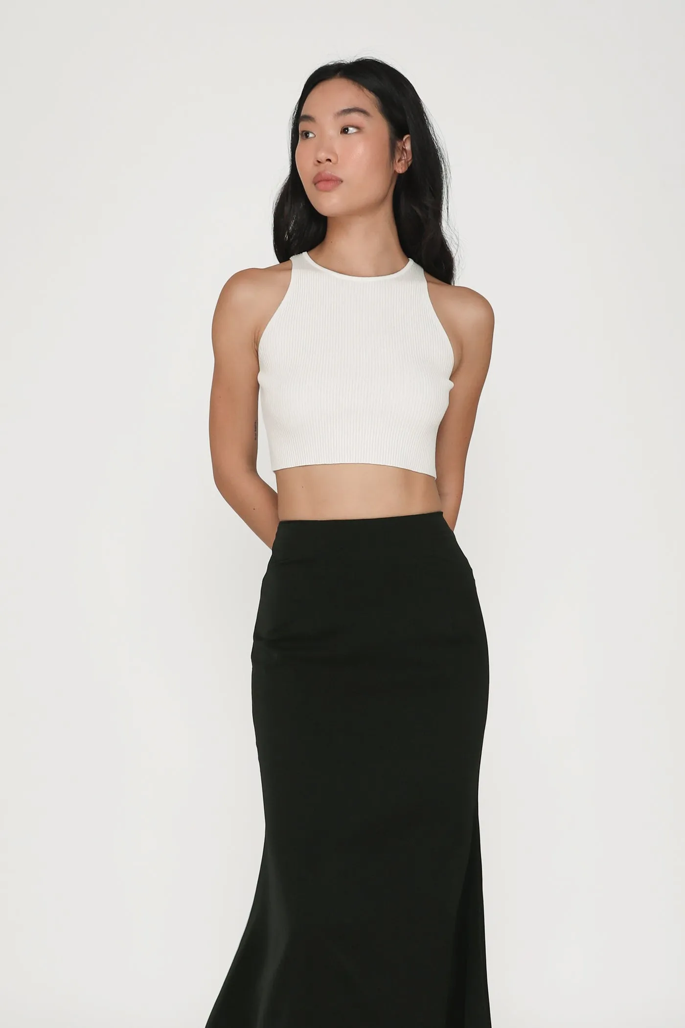 Gloria Fishtail Midi Skirt