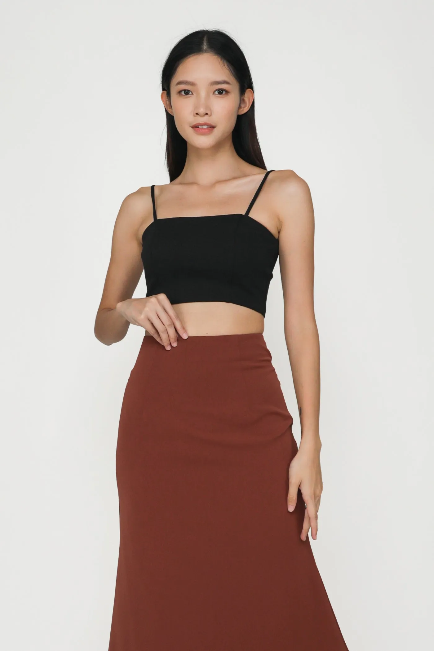 Gloria Fishtail Midi Skirt