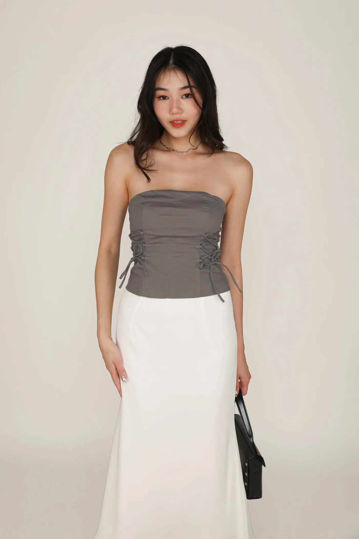 Gloria Fishtail Midi Skirt
