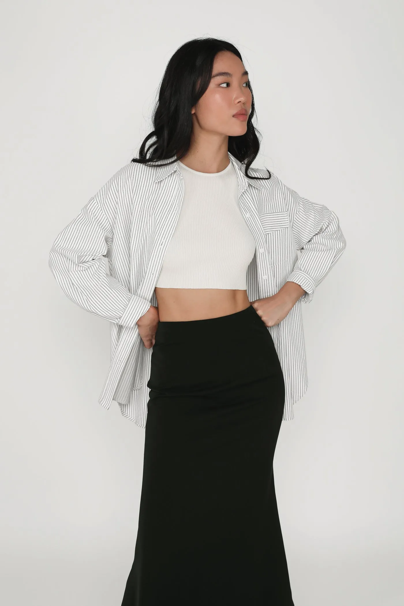 Gloria Fishtail Midi Skirt