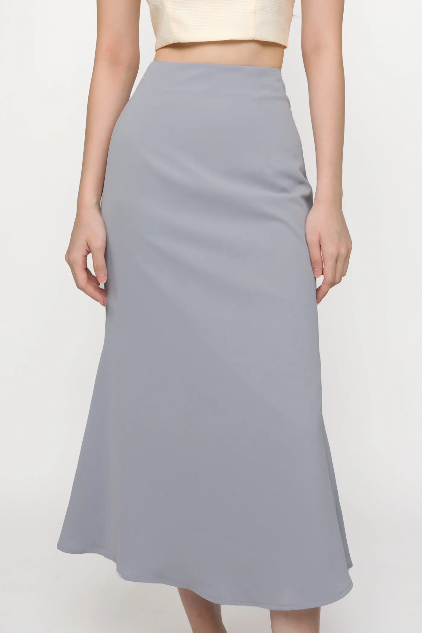 Gloria Fishtail Midi Skirt