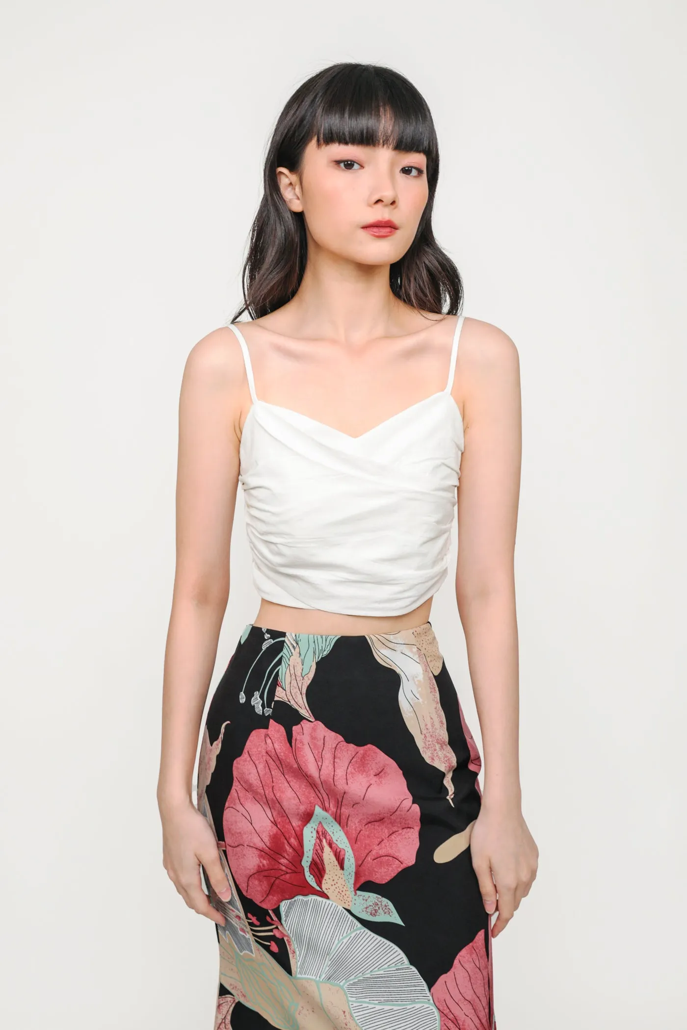 Gloria Fishtail Midi Skirt