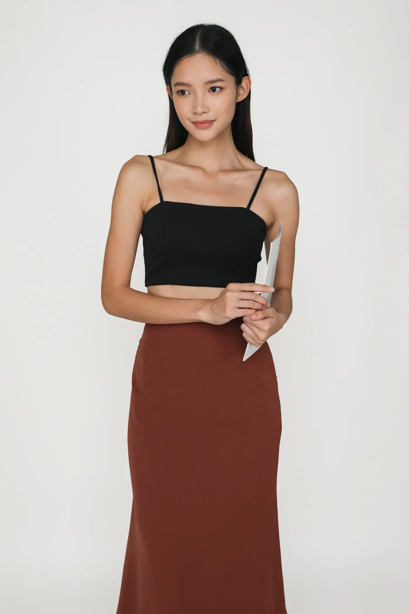 Gloria Fishtail Midi Skirt